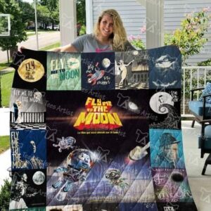 Fly Me To The Moon Quilt Blanket 0708  Quilt